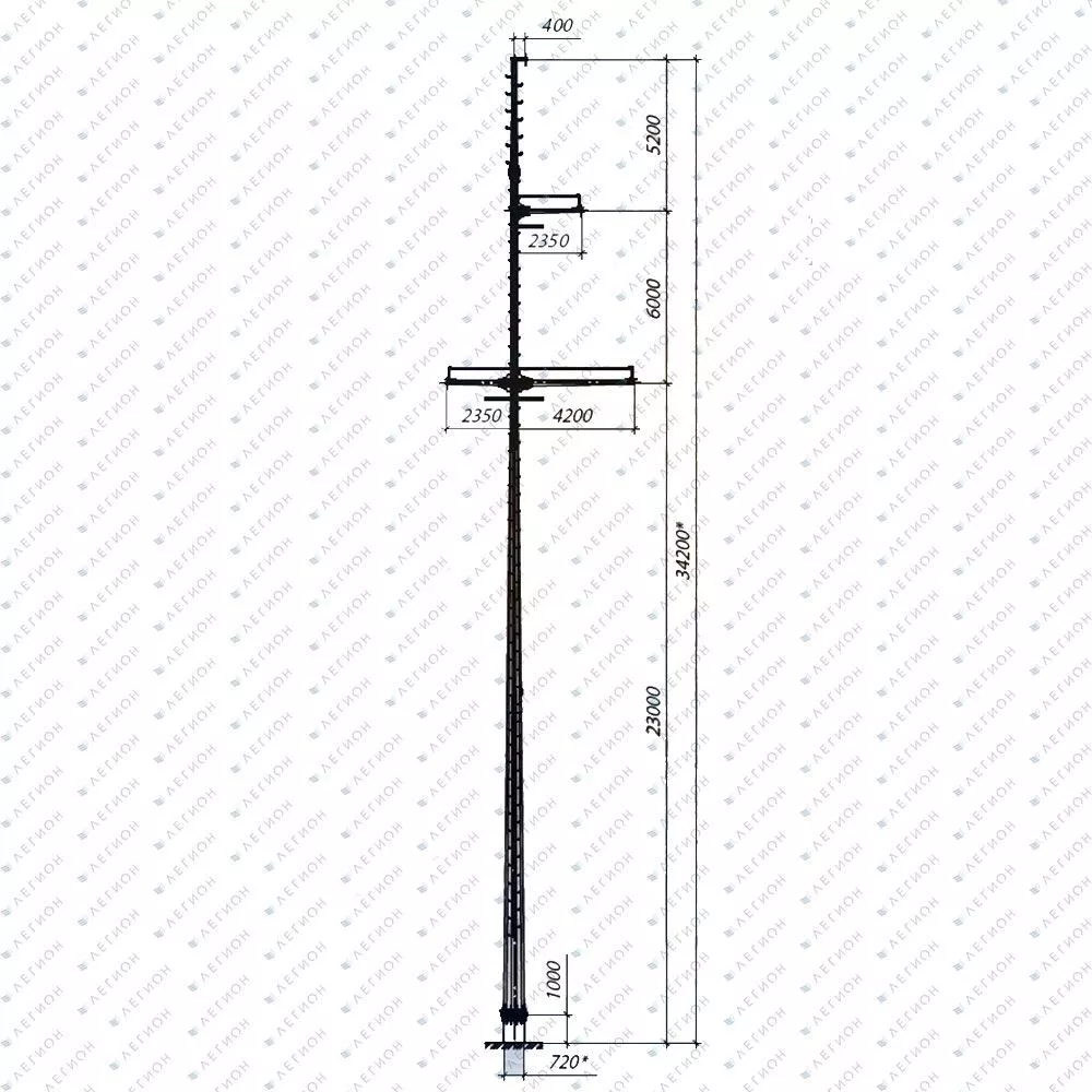Многогранная опора ПМ110-1 ф.5