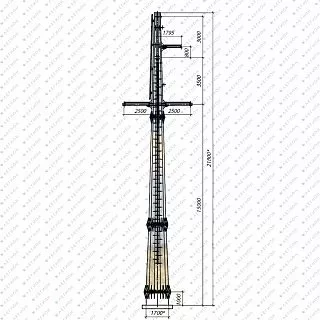Многогранная опора УМ110-17.2